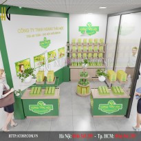 Thiết Kế Gian Hàng Trà Thảo Mộc - Chị Dung – Phan Rang